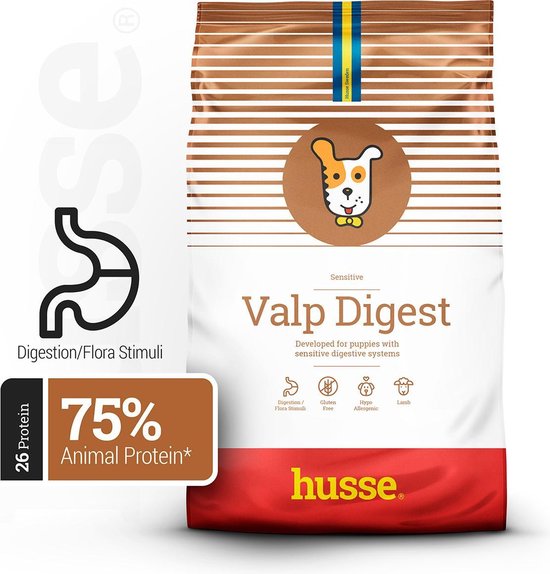 Husse Valp Lam en Rijst - puppy voer - Hondenvoer - 7 kg