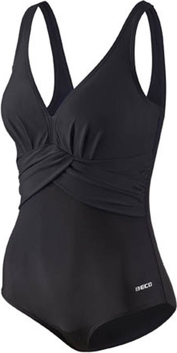 BECO Badpak - E-cup - Dames - Polyamide - Zwart - Maat 48