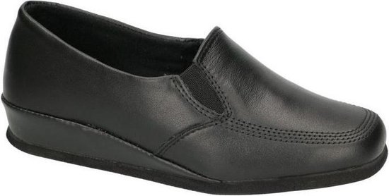 Rohde -Dames - zwart - pantoffels - maat 37