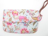 Oilily Summer Blossom clutch tas - sky