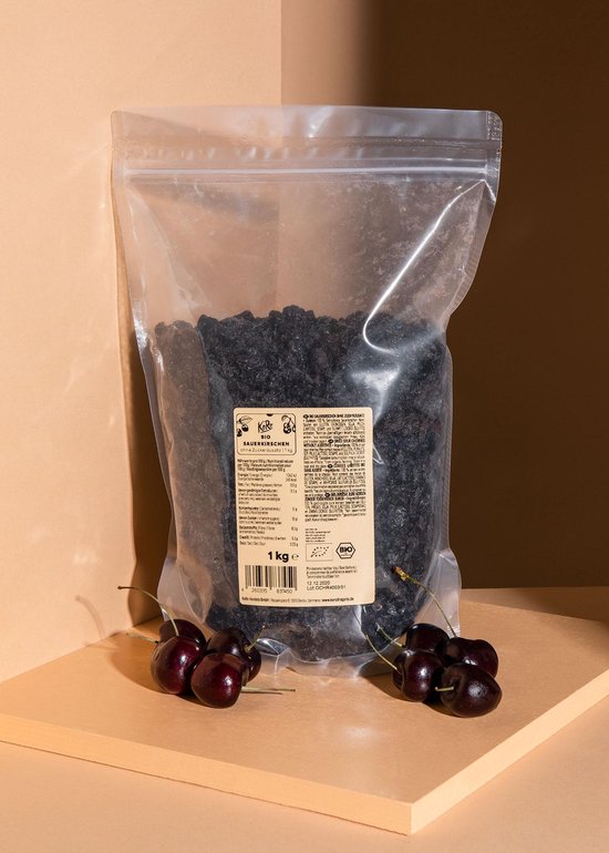 KoRo | Cerises aigres bio sans sucre ajouté | 1 kg