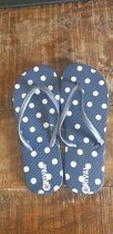 Rival teenslipper kind donker blauw mt 28