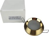 Lampen spotje / Inbouwspots rond - MINI STAR - goud - Metaal - Max 50 W - Set van 6