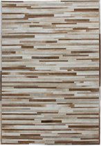 Vloerkleed - Eigentijds - Crème - Katoen - 160 cm x cm x 0,08 cm