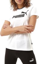 Puma Amplified Graphic Shirt Wit Dames - Maat M