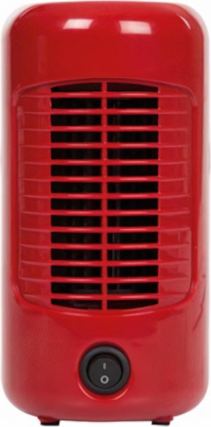 Tafelventilator Perel 14W Compact Stil Ventilator Rood 10×20 cm ABS USB Koeling Bureau