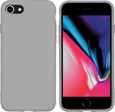 iPhone 8 hoesje - iPhone 7 hoesje - iPhone SE 2020 hoesje - hoesje iPhone SE 2020 - hoesje iPhone 8 - hoesje iPhone 7 - Siliconen hoesje - Grijs - iMoshion Color Backcover