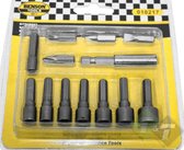 Trailer and Tools Torx Bitdopset - 13-delig - 5/5.5/6/7/8/9/10/11 mm - Inclusief 60 mm Lang Verlengstuk