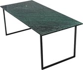 Marmeren Eettafel - India Green (U-poot) - 220 x 100 cm  - Gepolijst