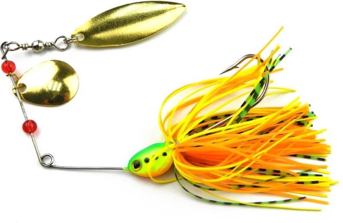 Spinnerbait set van 3 kunstaas hengelsport vissen