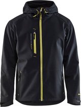 Blåkläder 4949 Softshell Jack – Zwart/High Vis Geel - XS