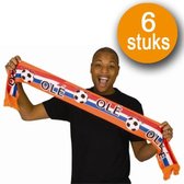 Embellissement Oranje | 6 pièces Écharpe Oranje Nederlands Elftal de Voetbal