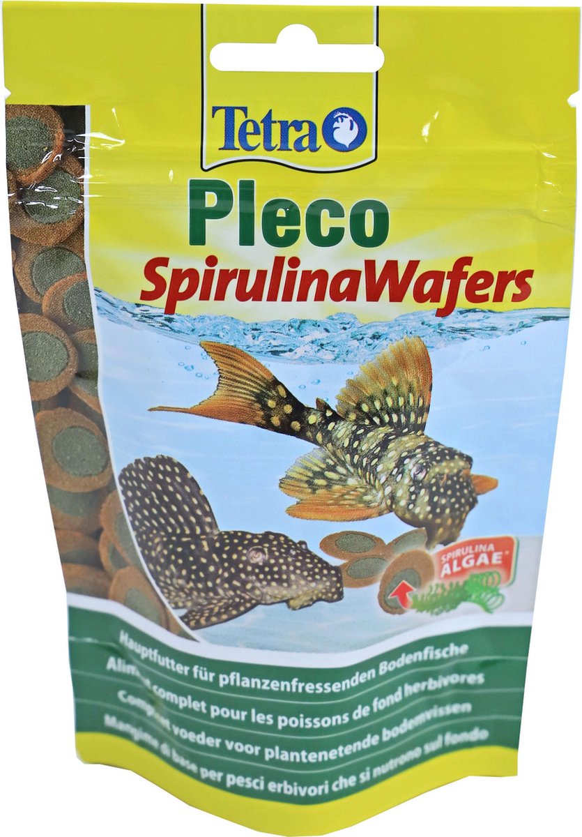 Tetra Pleco Spirulina Wafers, 42 gram.