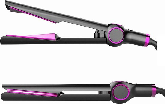 Informeer laser spectrum straight & curl stijltang - krultang - 2 in 1 stijltang geschikt om haar  stijl te... | bol.com