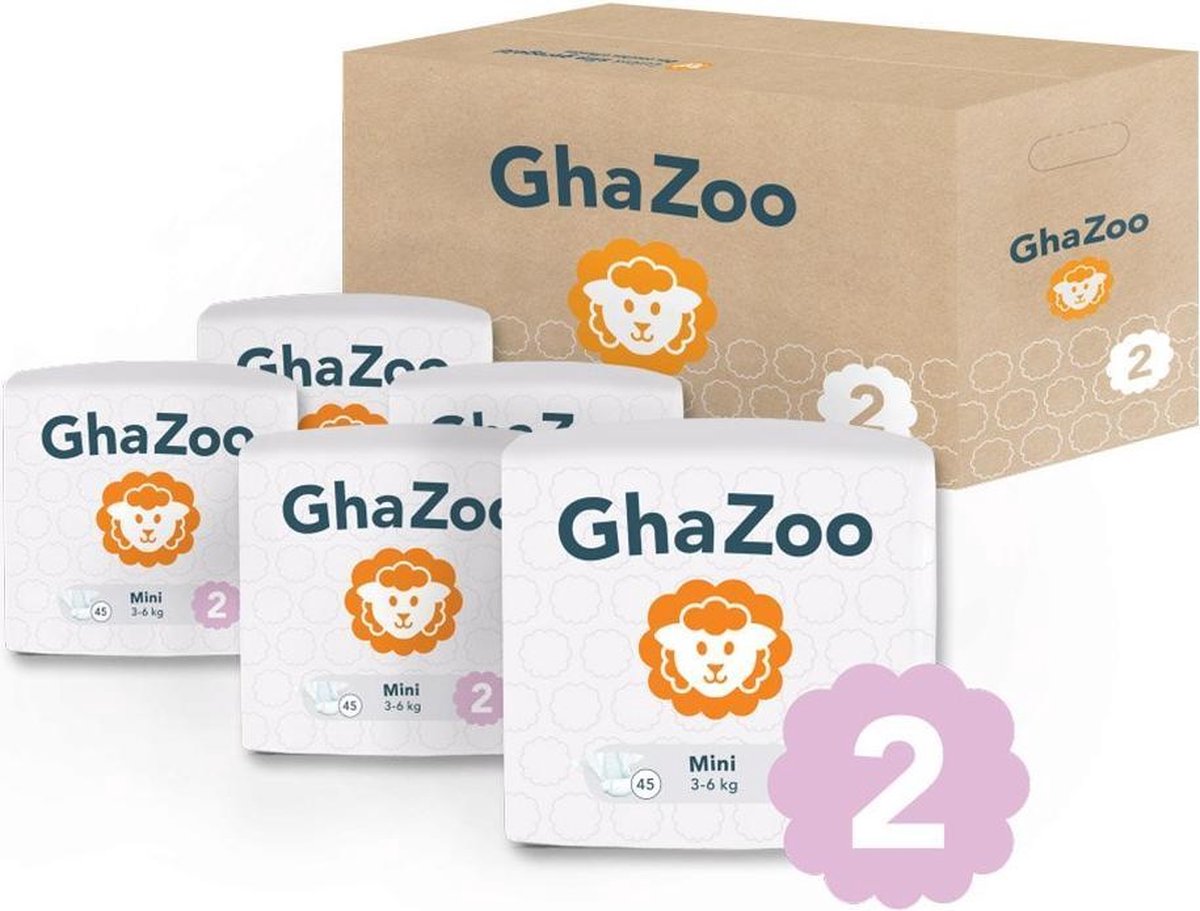 GhaZoo Luiers Mini - Maat 2 - 225 stuks Voordeelbox | bol.com