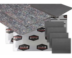 AUDIO SYSTEM DOOR KIT 2.0 2x Silence fleece + 2x Alubutyl 3000+ 4x ALU Sheet 250 + 1x Neoprene foam