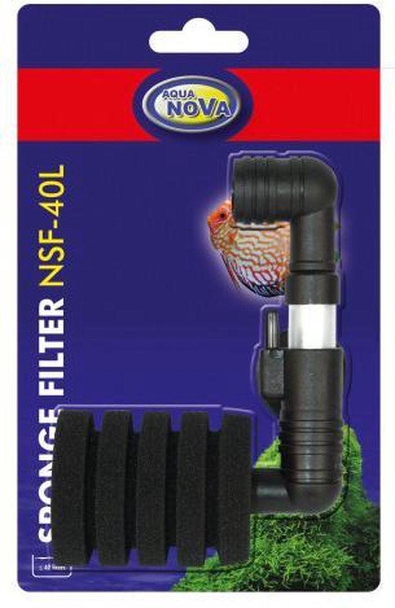 Aqua Nova - Aquarium Sponsfilter - NSF-40L - Enkele spons