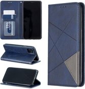 GSMNed – Leren telefoonhoesje Blauw – Luxe iPhone 11 Pro hoesje Blauw – Portemonnee – Pasjeshouder voor iPhone 11 Pro – Blauw