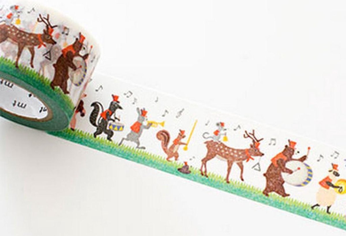 Washi Tape - Drum and fife band - MT Masking Tape - 3 cm x 10 meter