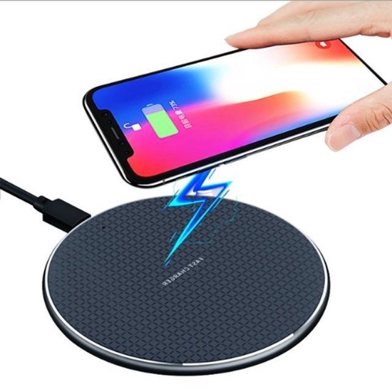 dat is alles Te voet Beurs Trendfield Draadloze Oplader iPhone Samsung - Fast Charger 10W - Wireless  Charger... | bol.com