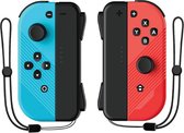 Octronic Controller set geschikt voor Nintendo Switch -  grip houder – Blauw en Rood