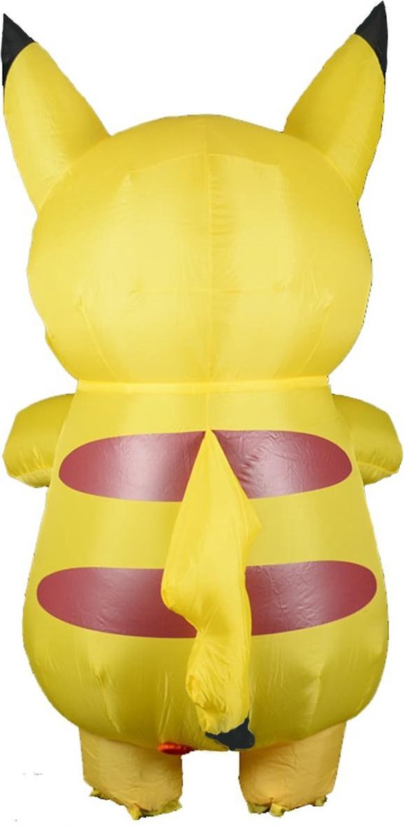 Déguisement Pikachu Opblaasbaar - taille unique - pack mascotte Pokemon Go