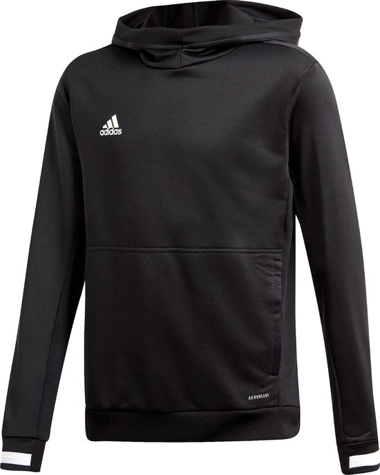 adidas - T19 Hoody Y - Sport hoodie - 116 - Zwart