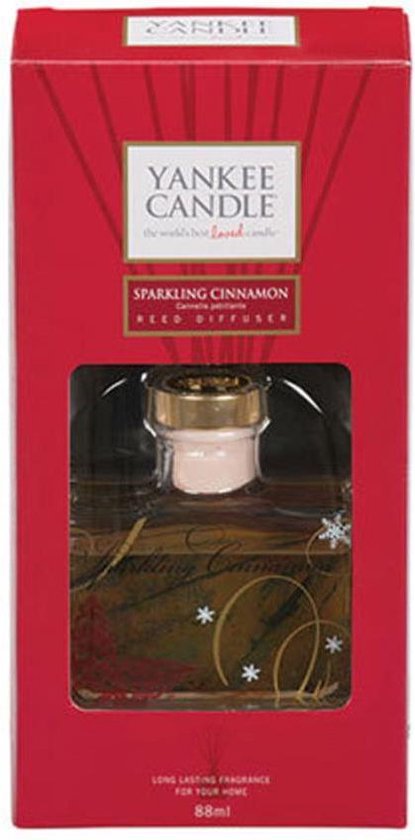 Yankee Candle Sparkling Cinnamon Geurstokjes - 88ml