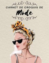 Carnet de Croquis de Mode: Silhouettes feminines pretes a dessiner