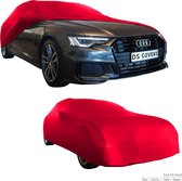 BOXX indoor SW autohoes van DS COVERS – Indoor – Stationwagen fit - Bescherming tegen stof en vuil –  Extra zachte binnenzijde – Stretch-Fit pasvorm – Incl. Opbergzak - Rood - Maat