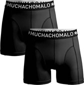 Muchachomalo - Boxershorts 2-Pack Microfiber Zwart - Maat L - Body-fit