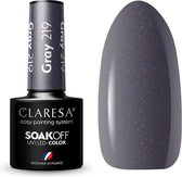 Claresa UV/LED Gellak Grijs #219 – 5ml.