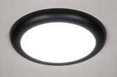 Lumidora Plafondlamp 73938 - Ingebouwd LED - 18.0 Watt - 1400 Lumen - 6500 Kelvin - Zwart - Kunststof - Badkamerlamp - IP54 - ⌀ 23 cm