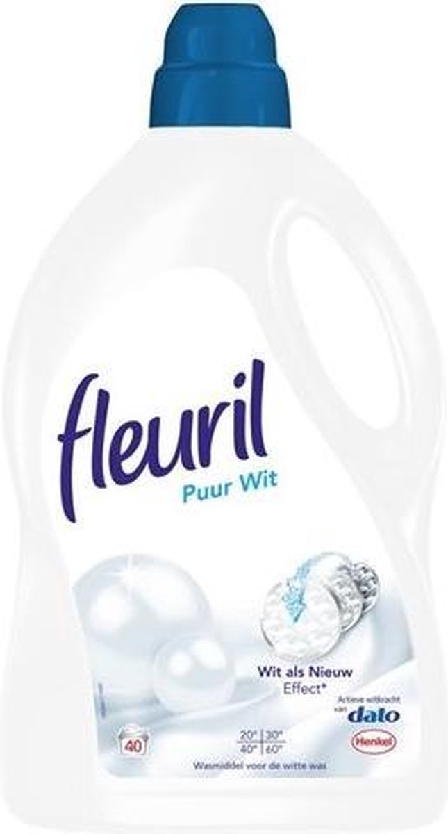 Fleuril Puur Wit - Voordeelverpakking - 38 wasbeurten - Wasmiddel