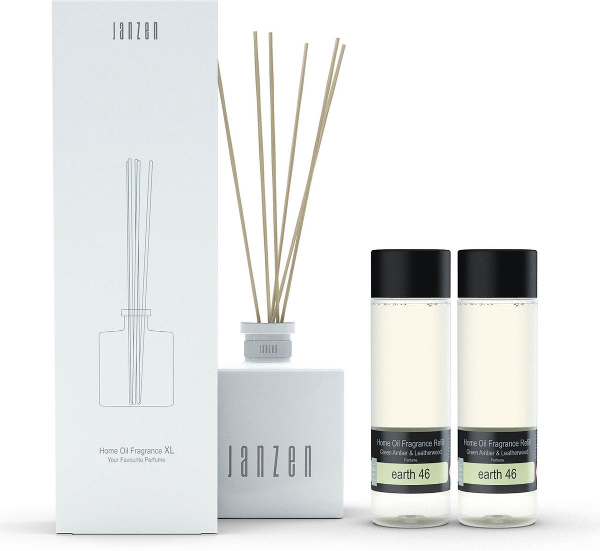 Janzen Home Fragrance Sticks XL wit inclusief Earth 46