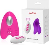 TipsToys Vibrerend Slipje met afstandsbediening - Vibrators voor Vrouwen Seksspeeltjes Roze