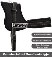Hondentuigje | Anti-Trek Tuig | Hondenharnas | Comfortabel | Verstelbaar | Zwart