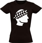 Julius Caesar Dames t-shirt | rome | romeinse rijk | italie | Zwart