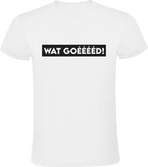 Wat goed Heren t-shirt | wat goeeed | chateau meiland | Wit