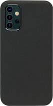 - ADEL Siliconen Back Cover Softcase Hoesje Geschikt voor Samsung Galaxy A32 - Zwart