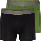 Oskar Zwart / Groen  (2-Pack) Boxershorts, Maat XXL