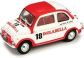 Fiat Nuova 500D Amaro Isolabella 1960 Wit/Rood
