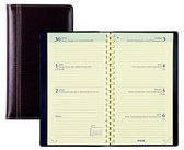 Brepols Agenda 2022 - Interplan - Palermo luxe cover - 9 x 16 cm - met uitneembaar ABC - Donkerbruin