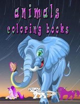 animals coloring book: Adult Coloring Book