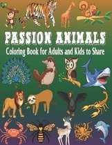 Passion Animals coloring book