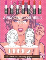 Makeup & Fingernail Colouring Book