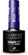 Claresa UV/LED Gellak Blauw #715 – 5ml.