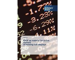 PVDF as material for active element of twisting-ball displays