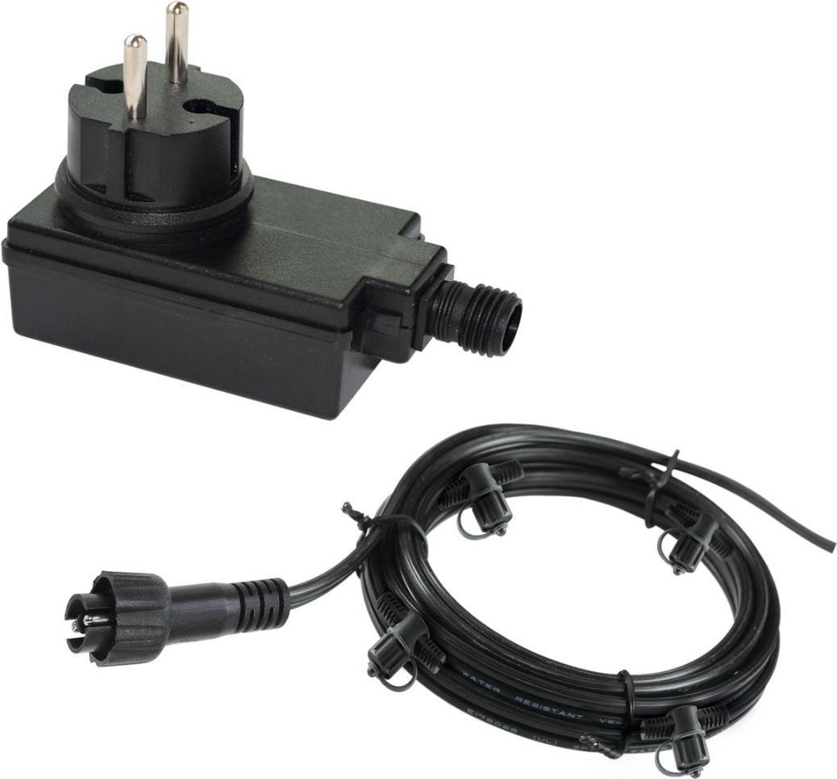 2x Spark Muurlamp Zwart Small met LED