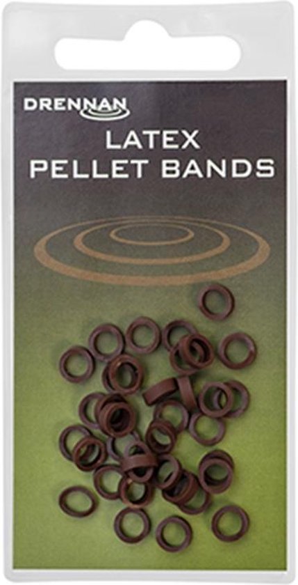Drennan Latex Pellet Bands - 6mm - Large - Bruin